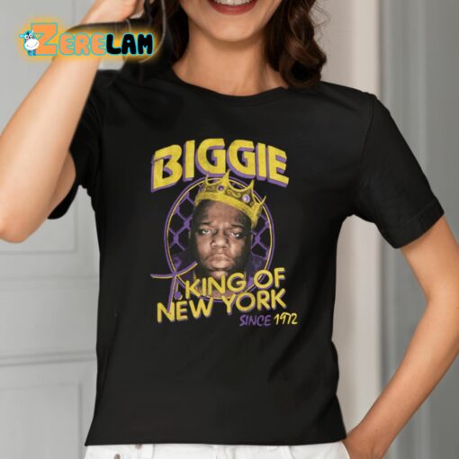 Biggie King Of New York 1972 Shirt