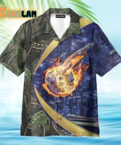 Bitcoin Block Chain Hawaiian Shirt