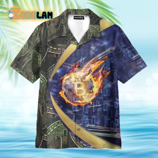 Bitcoin Block Chain Hawaiian Shirt