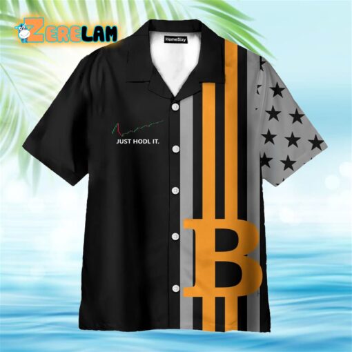 Bitcoin Just Hold It Hawaiian Shirt