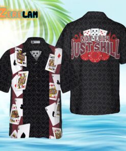 Black Jack Not Luck Just Skill Hawaiian Shirt