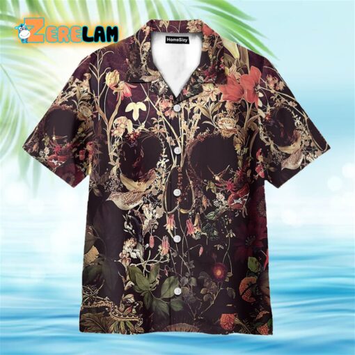 Bloom Skull Hawaiian Shirt