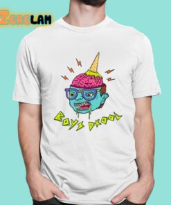 Boys Drool Ice Cream Brain Shirt