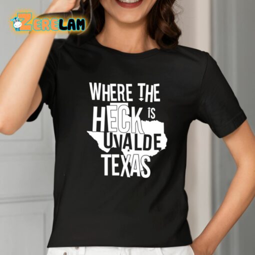 Brett Cross Where The Heck Is Uvalde Texas Shirt