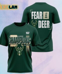 Bucks 2024 Central Division Champions Fear The Deer Shirt
