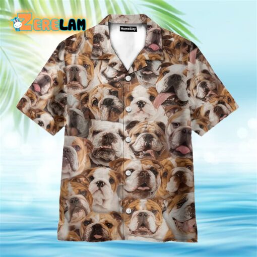 Bulldog Awesome Hawaiian Shirt