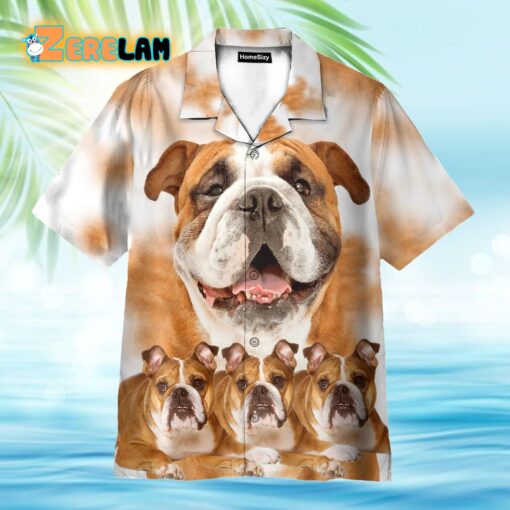 Bulldog Funny Hawaiian Shirt