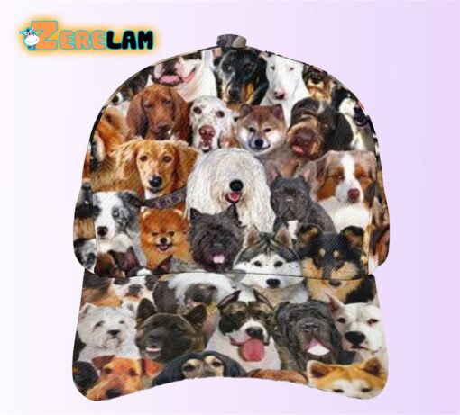 Dogs Cute Dog Face Hat
