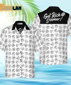 Casino Dice Pattern Get Rich Sooner Hawaiian Shirt