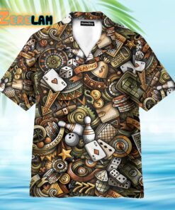 Casino Jackpot Poker Funny Hawaiian Shirt