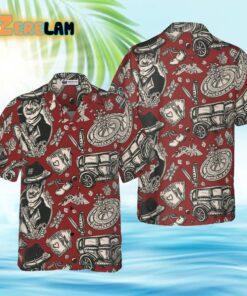 Casino Life In Retro Style Hawaiian Shirt