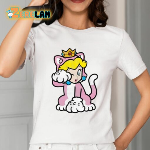 Cat Peach Solo Shirt