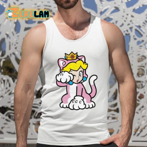 Cat Peach Solo Shirt