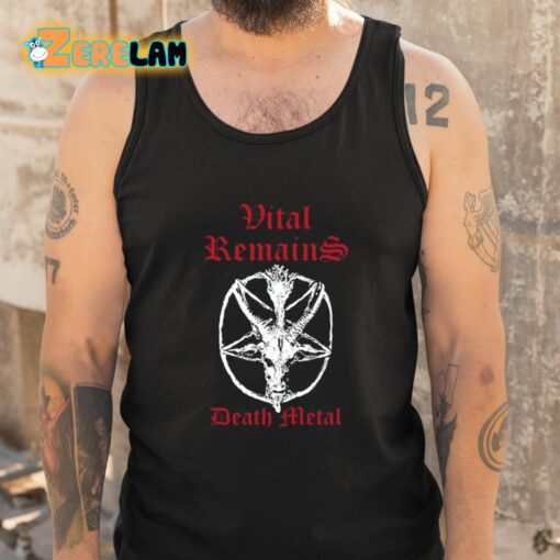 Charlie Kirk Vital Remains Death Metal Shirt