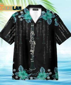Clarinet Music Instrument Hawaiian Shirt
