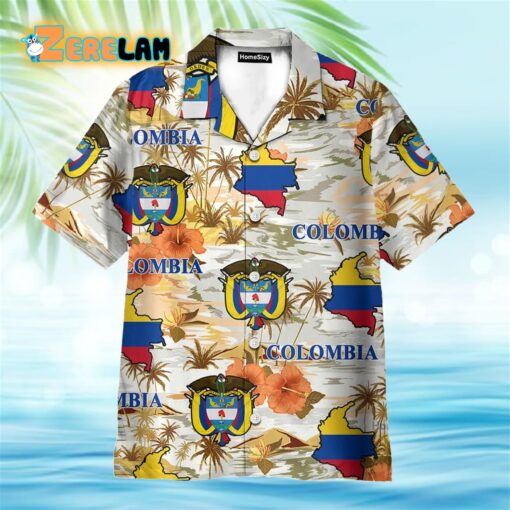 Colombia Tropical Hawaiian Shirt