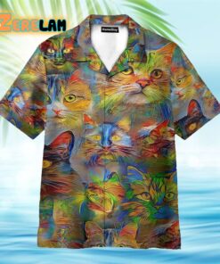 Colorful Cats Hawaiian Shirt