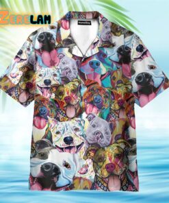 Colorful Dog Hawaiian Shirt