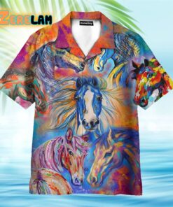 Colorful Horse Hawaiian Shirt