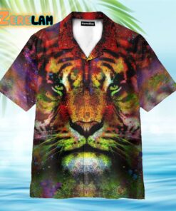 Colorful Tiger Hawaiian Shirt