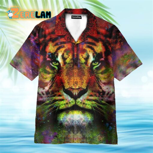 Colorful Tiger Hawaiian Shirt