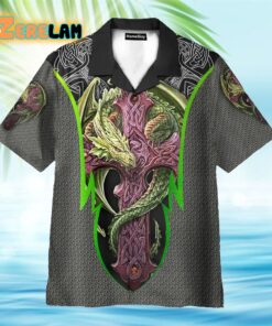 Cross Dragon Hawaiian Shirt