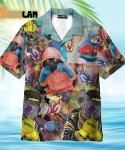 Cute Boxing Cats Funny Hawaiian Shirt