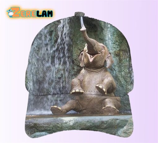 Cute Elephant Print Classic Baseball Hat