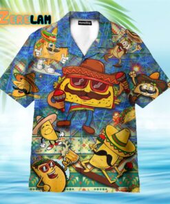 Dancing Tacos Mexico Style Hawaiian Shirt