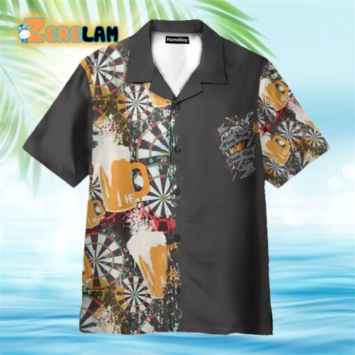 Darts Beer Repeat Party Hawaiian Shirt