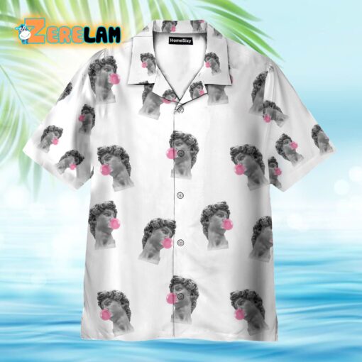 David Michelangelo Bubble Gum Hawaiian Shirt