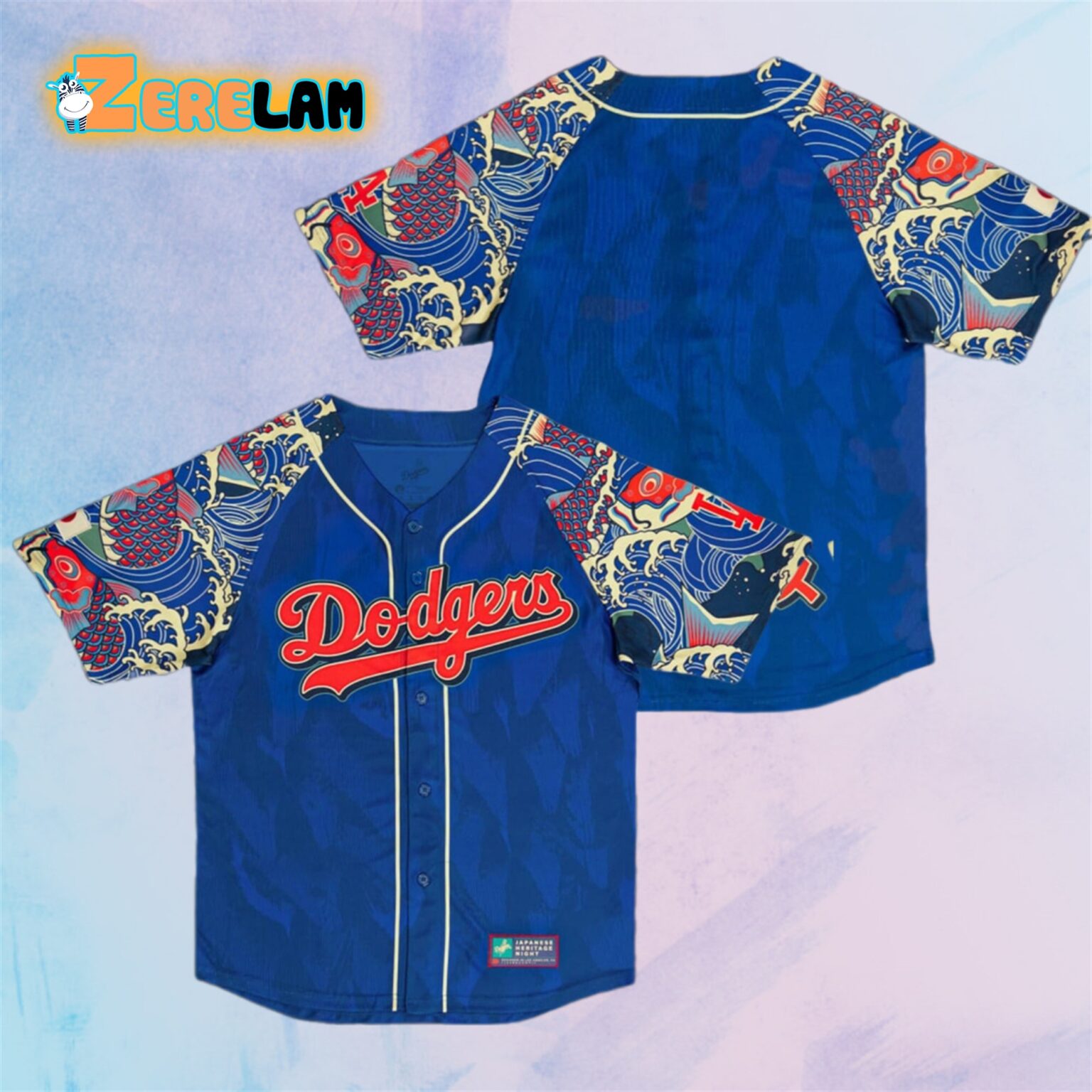 Dodgers Japanese Heritage Night Baseball Jersey 2024 Giveaway Zerelam