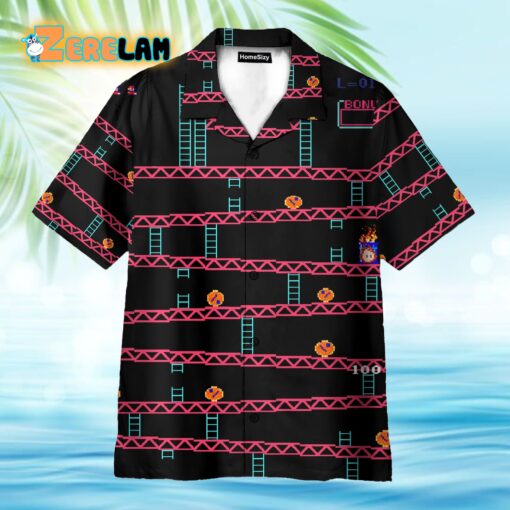 Donkey Kong Gameplay Hawaiian Shirt