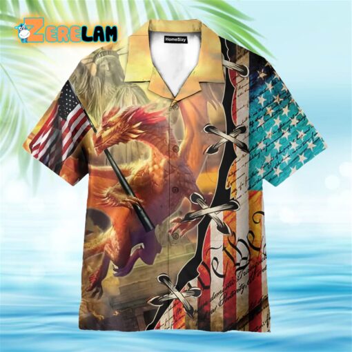 Dragon American Love Life Hawaiian Shirt