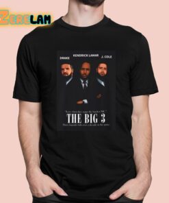 Drake Kendrick Lamar J. Cole Love When They Argue The Hardest Mc The Big 3 Shirt