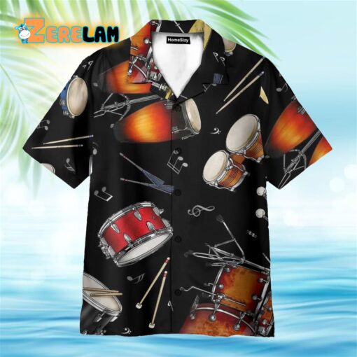 Drum For Summer Hawaiian Shirt