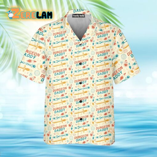 Dungeon Daddy Pattern Hawaiian Shirt