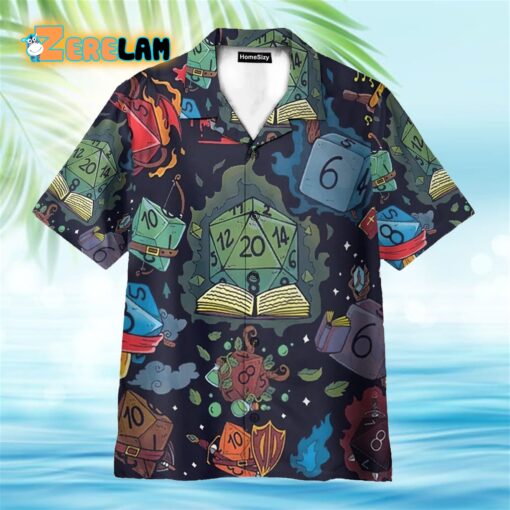 Dungeons & Dragons Game Amazing Dice Hawaiian Shirt