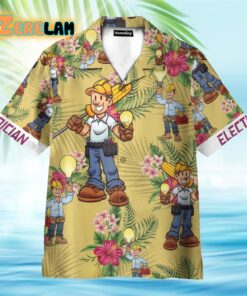 Electrician’s Island Paradise Hawaiian Shirt