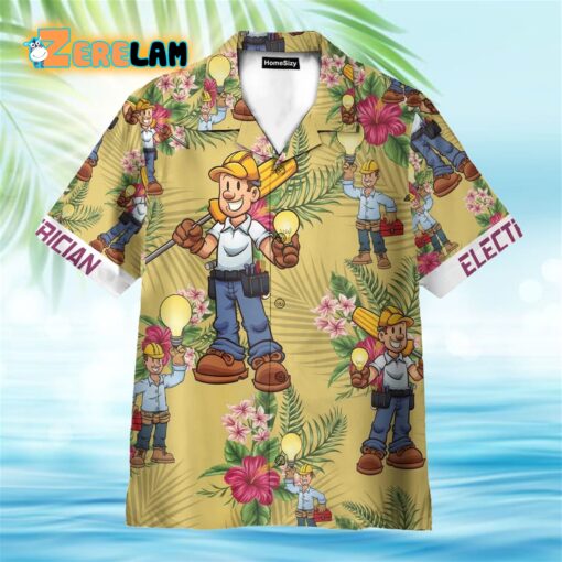 Electrician’s Island Paradise Hawaiian Shirt