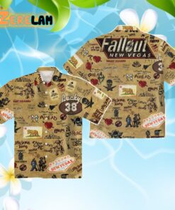 Fallout New Vegas Floors Have Teeth Hawaiian Shirt