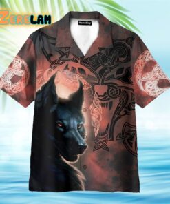 Fenrir Grunge Viking Hawaiian Shirt