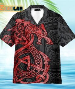 Fenrir Red Hawaiian Shirt