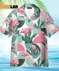 Flamingo Exotic Patchwork Patterns Hawaiian Shirt