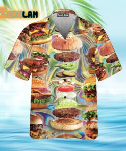 Lover My Love Is For Hamburger Hawaiian Shirt