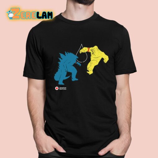 Godzilla Vs Kong American Red Cross 2024 Shirt