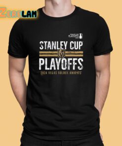 Golden Knights 2024 Stanley Cup Playoffs Crossbar Shirt 1 1