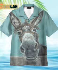 Happy Donkey Funny Hawaiian Shirt