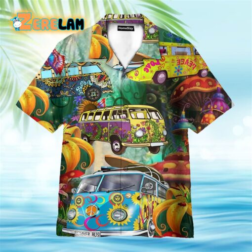 Hippie Vans On The Way Hawaiian Shirt