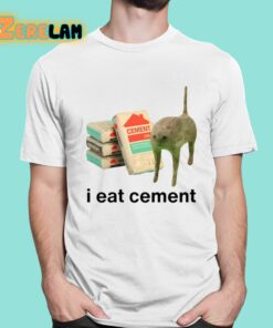 I Eat Cement Cursed Cat Shirt